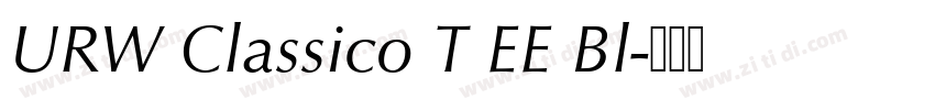 URW Classico T EE Bl字体转换